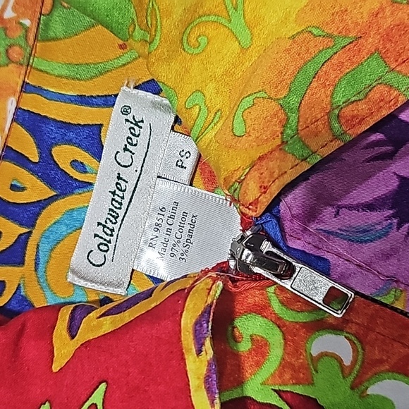 Coldwater Creek Bright Floral Jacket - Picture 3 of 4